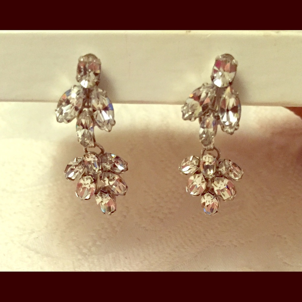 Clip on glam earrings